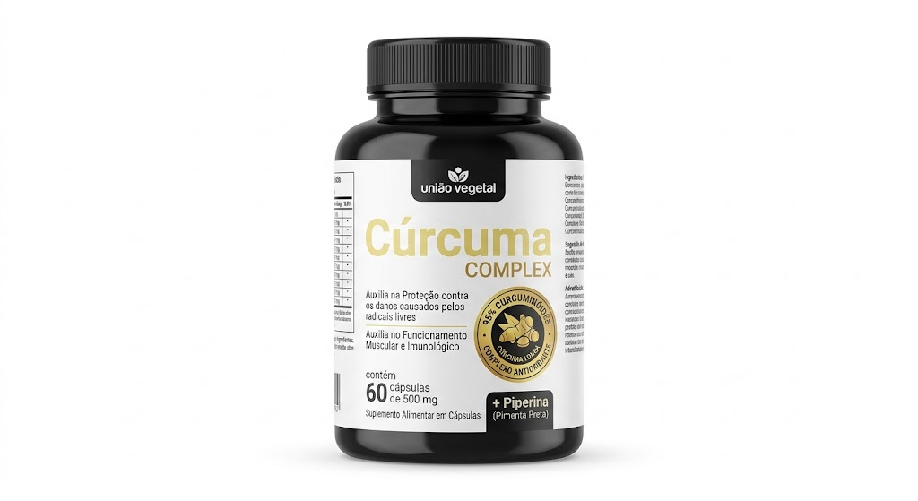 Cúrcuma Complex União Vegetal 60 capsulas